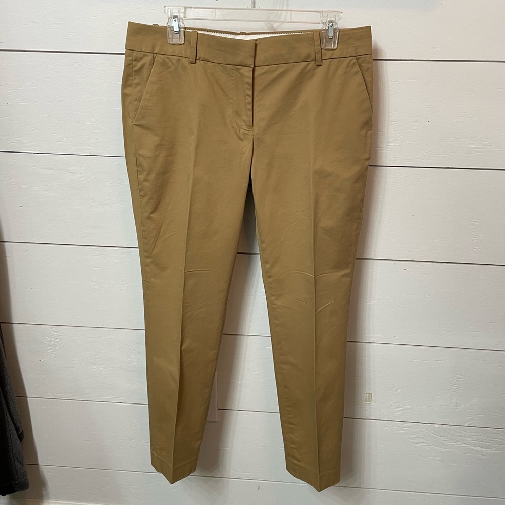 J. Crew cafe Capri khaki size 8